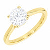18ct Yellow Gold 1.22ct Brilliant Cut Lab Grown Diamond Solitaire Ring D VS1