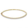 9ct Yellow Gold 1.00cts Lab Grown Diamond Bangle Bracelet