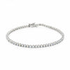 Platinum 3.50cts Lab Grown Diamond Tennis Line Bracelet