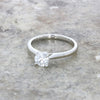 Platinum 0.71ct Brilliant Cut Lab Grown Diamond Solitaire Ring E VVS2 | H&H