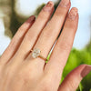 9ct Gold 1.91ct Oval Cut Lab Grown Diamond Solitaire Ring E SI 1