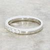 9ct White Gold 0.40cts Lab Grown Diamond Brilliant Cut Half Eternity Ring