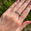9ct White Gold 0.40cts Lab Grown Diamond Brilliant Cut Half Eternity Ring