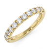 9ct Gold 0.81cts Lab Grown Diamond Brilliant Cut Half Eternity Ring