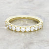 9ct Gold 0.81cts Lab Grown Diamond Brilliant Cut Half Eternity Ring