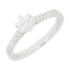 Platinum 0.56ct Brilliant Cut Lab Grown Diamond Solitaire Ring