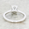 Platinum 1.05ct Oval Cut Lab Grown Diamond Solitaire Ring