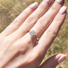 Platinum 1.05ct Oval Cut Lab Grown Diamond Solitaire Ring