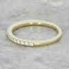 9ct Gold 0.25cts Lab Grown Diamond Brilliant Cut Half Eternity Ring