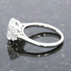 Platinum 2.49ct Lab Grown Diamond Three Stone Ring Certificated D VS2 LGD178