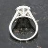 Platinum 2.93cts Lab Grown Diamond Cluster Ring Certificated E VS2 LGD179