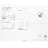 9ct Gold 3.00ct Oval Cut Lab Grown Diamond Solitaire Ring Certificated F VS2 LGD180