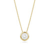 9ct Yellow Gold 0.47cts Brilliant Cut Lab Grown Diamond Pendant and Chain LGD183