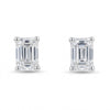 Platinum 2.00cts Emerald Cut Lab Grown Diamond Stud Earrings LGD184