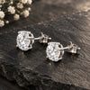 Platinum 5.02cts Lab Grown Brilliant Cut Diamonds Solitaire Stud Earrings - LGD193