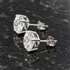 Platinum 5.02cts Lab Grown Brilliant Cut Diamonds Solitaire Stud Earrings - LGD193