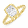 9ct Yellow Gold 1.43ct Cushion Brilliant Cut Lab Grown Diamond Solitaire Ring - LGD196