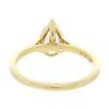 18ct Gold 1.30ct Pear Cut Lab Grown Diamond Solitaire Ring F VVS2 | H&H