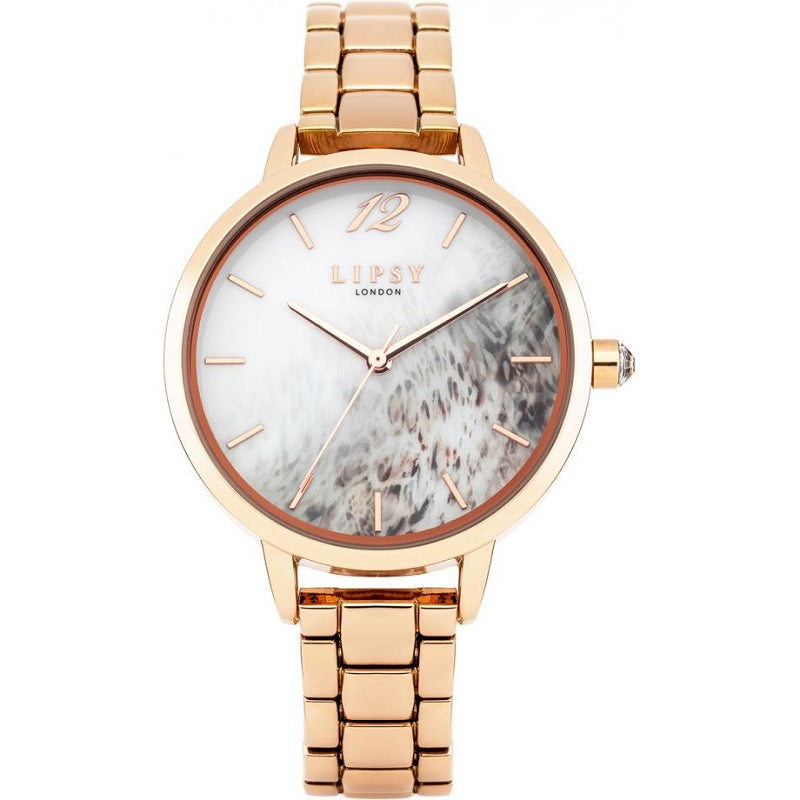 Lipsy Rose Gold Plated Ladies Watch LP815 H H Family Jewellers Hollins and Hollinshead