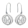 Unique & Co Sterling Silver Tree of Life Drop Earrings ME-823