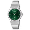 Casio Collection Watch Green Dial On Bracelet MQ-24DA-3AEF | H&H