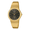 Casio Collection Black Dial Gold Tone Bracelet Watch MQ-24GA-1AEF