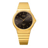 Casio Collection Black Dial Gold Tone Bracelet Watch MQ-24GA-1AEF