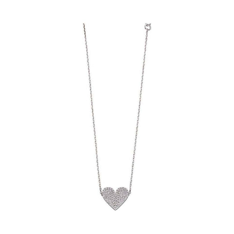 Fiorelli Silver Heart Necklace N4260C