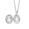 Laura Ashley Sterling Silver Blue Birds Locket and Chain N4756C
