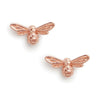 Olivia Burton Lucky Bee Rose Gold Stud Earrings OBJAME24N