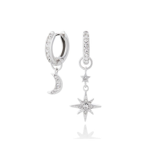 Olivia Burton Celestial Moon and Star Huggie Earrings OBJCLE38