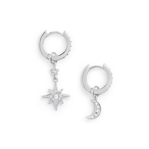 Olivia Burton Celestial Moon and Star Huggie Earrings OBJCLE38