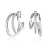 Olivia Burton Classics Silver Multi Hoop Earrings OBJCOE246