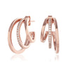 Olivia Burton Classics Rose Gold Multi Hoop Earrings OBJCOE248