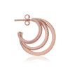 Olivia Burton Classics Rose Gold Multi Hoop Earrings OBJCOE248