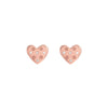 Olivia Burton Classic Heart Rose Gold Plated Stud Earrings OBJSAE03