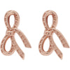 Olivia Burton Rose Gold Plated Bow Stud Earrings OBJVBE36