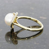 9ct Yellow Gold Freshwater Pearl and Diamond Ring | H&H
