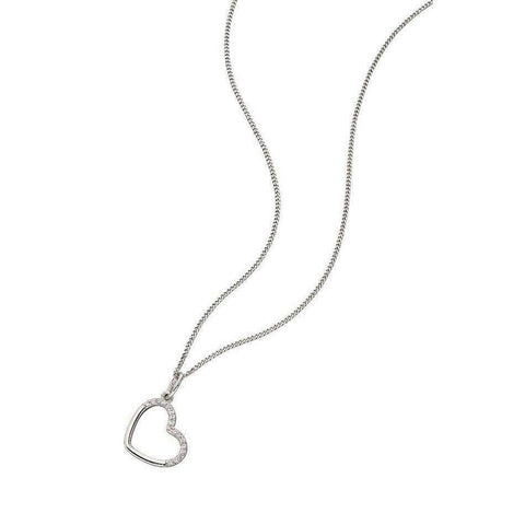 Fiorelli Silver Heart Necklace P4692C