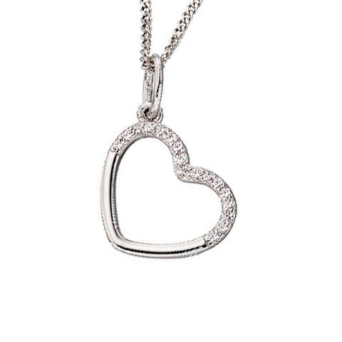 Fiorelli Silver Heart Necklace P4692C