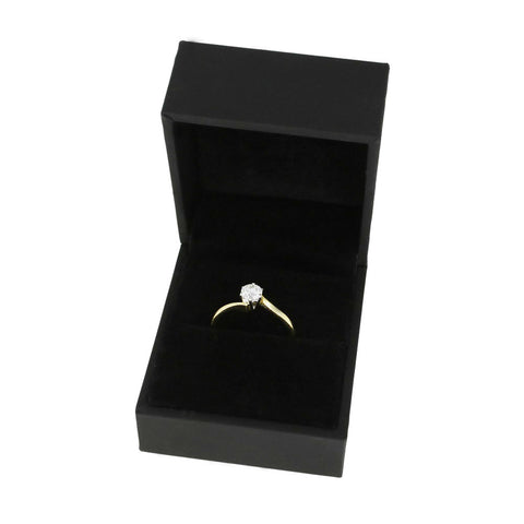 Pre Owned 18ct Yellow Gold 0.40ct Diamond Solitaire Ring | H&H