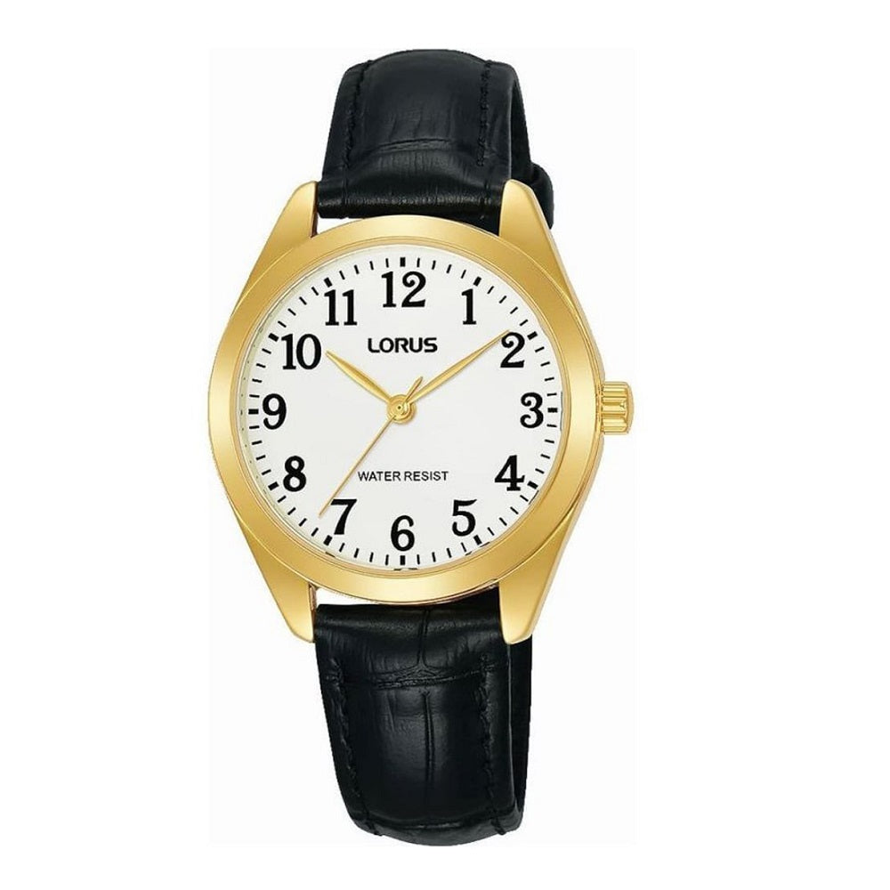 Lorus hot sale leather watch