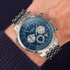 Rotary Pilot Chronograph Blue Dial Mens Watch RGB10095/05
