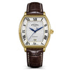 Rotary '1895' Tonneau Automatic Brown Leather Strap Mens Watch RGS10060/01