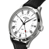 Rotary Heritage GMT Black Leather Strap Mens Watch RGS10113/01