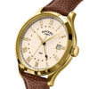 Rotary Heritage GMT Brown Leather Strap Mens Watch RGS10114/03