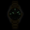 Rotary Heritage Green Dial Gold Tone Bracelet Ladies Watch RLB10016/24