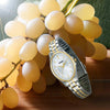 Lorus 'Timeless Sophistication' Two Tone Oval Dial Ladies Watch RRX86JX9