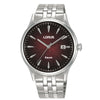 Lorus Graduated Red Dial Stainless Steel Mens Watch RS907EXX9