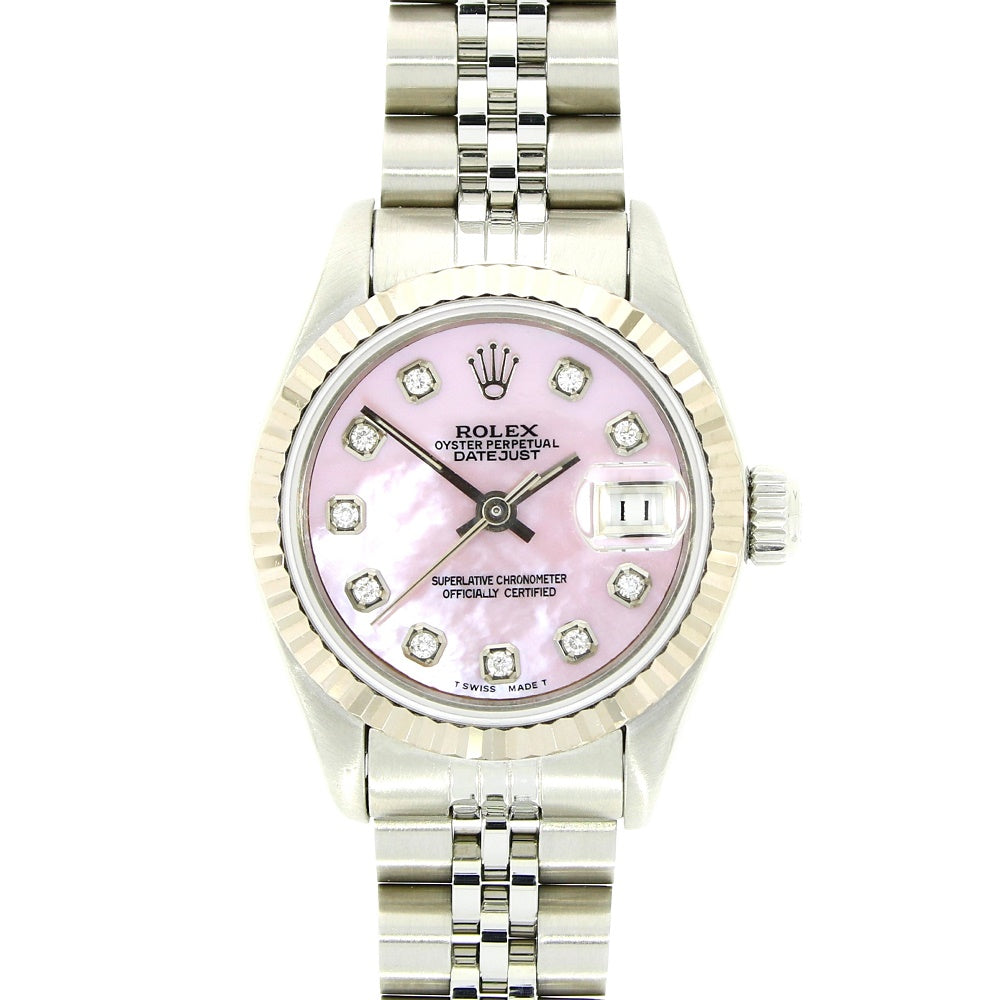 Womens pink face online rolex